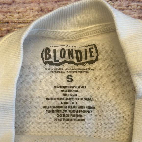 Blondie • One Way or Another Lightweight Sweatshirt • Sz S • NEW! - Picture 7 of 10